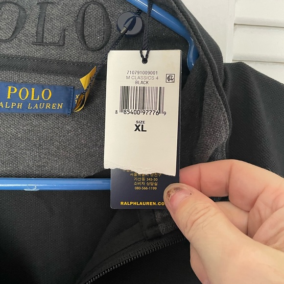 Polo 1/4 zip sweatshirt (NWT) - Picture 4 of 6